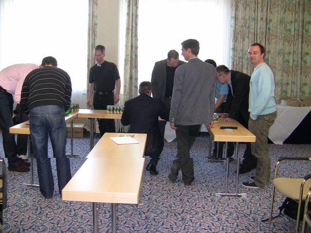 Gruppen an den Planspieltischen