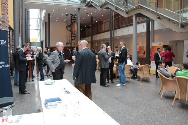 Pause im Foyer