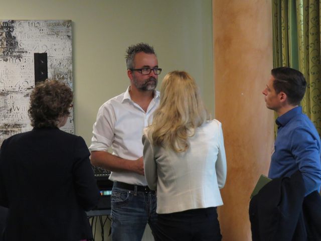 Gespräch in der Pause